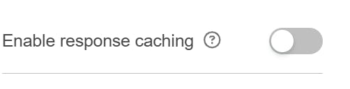 Response Caching